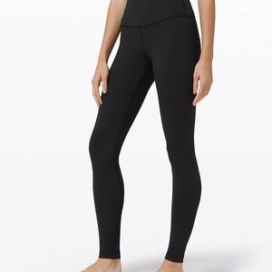 lululemon Wunder Under Luon 25” in black